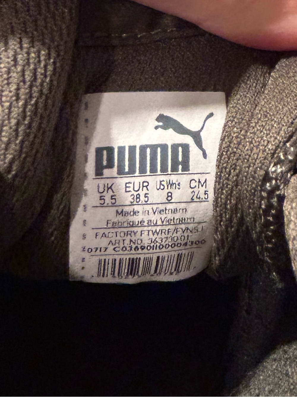PUMA Basket Platform VR Velvet Rope Sneakers – Olive Night Camo – NEW - Picture 4 of 4